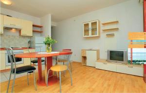 Kuchyň nebo kuchyňský kout v ubytování Apartment Brna Bb V