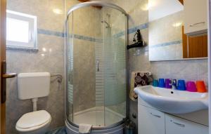 Kúpeľňa v ubytovaní Three-Bedroom Holiday Home 0 In Zminj
