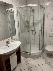 Ένα μπάνιο στο Hotel am Schloss - Frankfurt an der Oder