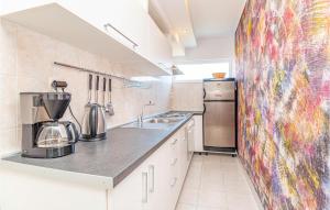 Kuchyň nebo kuchyňský kout v ubytování Two-Bedroom Apartment Vodice With Sea View 06