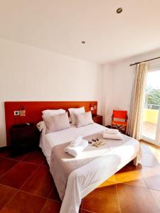 Кровать или кровати в номере Villa Lorena