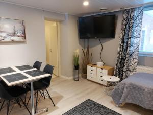 TV a/nebo společenská místnost v ubytování Guest House Vanttaus
