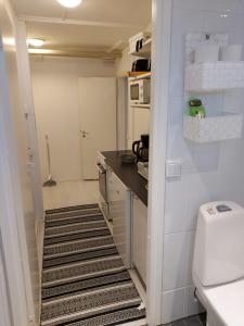 Kuchyň nebo kuchyňský kout v ubytování Guest House Vanttaus