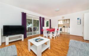 TV a/nebo společenská místnost v ubytování Two-Bedroom Apartment In Blace