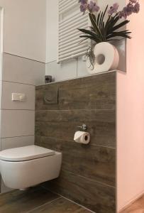 Ένα μπάνιο στο Appartement Modern Egmond +15 φωτογραφίες