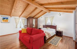 Posteľ alebo postele v izbe v ubytovaní Holiday Home Pamici V