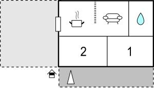 Plán poschodí v ubytovaní Apartment P, Porta I