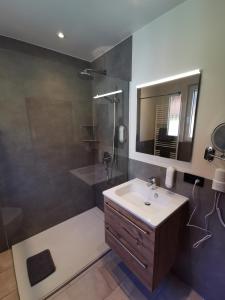 Koupelna v ubytování Landgasthof Scheubel