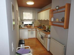 Kuchyň nebo kuchyňský kout v ubytování Weindl's Ferienwohnung