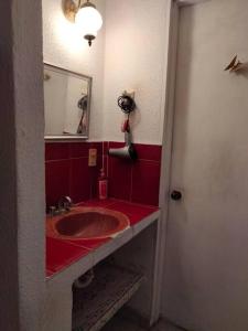 Et badeværelse på Casa Cielo