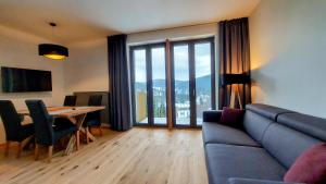 TV a/nebo společenská místnost v ubytování Apartments with mountain views