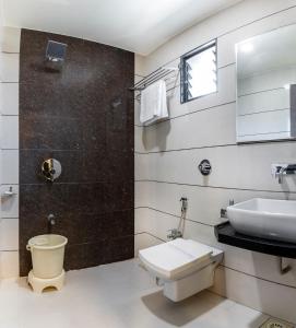 Koupelna v ubytování Hotel Ashish