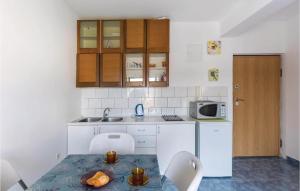 Kuchyň nebo kuchyňský kout v ubytování One-Bedroom Apartment In Klek + 19 fotografií