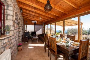 Χώρος καθιστικού στο Sea Rock Villa Rodos
