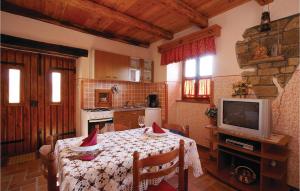 Kuchyň nebo kuchyňský kout v ubytování Holiday Home Frki V