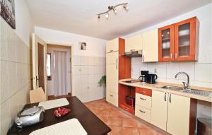 Kuchyň nebo kuchyňský kout v ubytování Apartment Okrug Gornji With Sea View 1