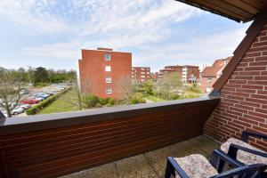 Ein Balkon oder eine Terrasse in der Unterkunft Haus "Luv und Lee" Appartement LUV23