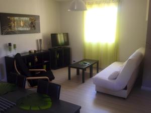 Ruang duduk di La Bastide de l'Issole