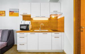 Kuchyň nebo kuchyňský kout v ubytování 1 Bedroom Nice Apartment In Volosko