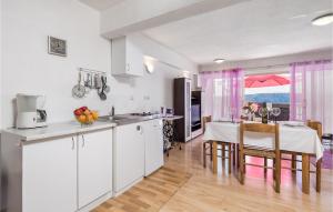 Kuchyňa alebo kuchynka v ubytovaní Stunning Apartment In Senj With Kitchen