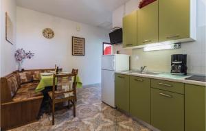 Кухня или мини-кухня в Lovely Apartment In Novigrad With Wifi
