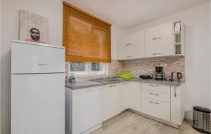 Kuchyň nebo kuchyňský kout v ubytování Cozy Apartment In Vrbnik With Wifi
