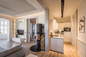Kuchyň nebo kuchyňský kout v ubytování Goldmädchen 93 - Beach House