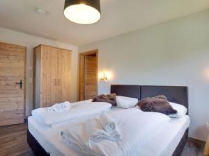 Posteľ alebo postele v izbe v ubytovaní Chalet in Hollersbach near Ski Lift