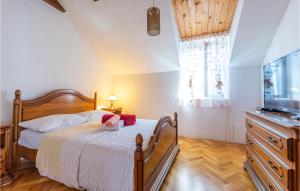 Posteľ alebo postele v izbe v ubytovaní Holiday Home Podstrana 5