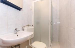 Koupelna v ubytování Apartment Stanici Iii