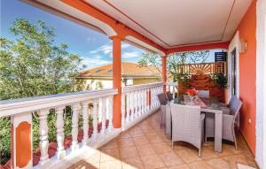 Balkón alebo terasa v ubytovaní Beautiful Apartment In Crikvenica
