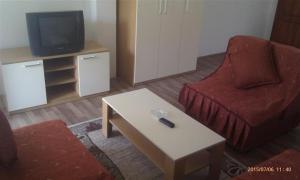 Televiisor ja/või meelelahutuskeskus majutusasutuses Apartmani Čubura
