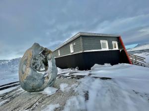 Inuk Hostels v zimě