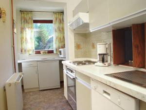 Apartment in Nassfeld Hermagor in Carinthiaにあるキッチンまたは簡易キッチン
