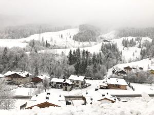 Apartment Alpendorf near Ski Slopes v zime