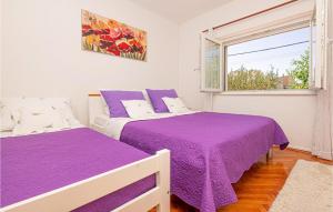 Katil atau katil-katil dalam bilik di Nice Apartment In Sibenik With Kitchen