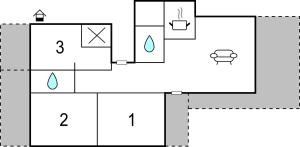 Plan piętra w obiekcie Holiday Home Valtura Xlvii