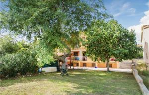 dom z drzewem w ogrodzie w obiekcie Lovely Apartment In Fazana With Wifi w Fažanie +19 zdjęć