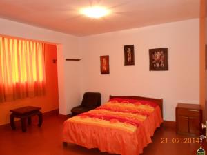 Postel nebo postele na pokoji v ubytování Hostal Cesar Alberto
