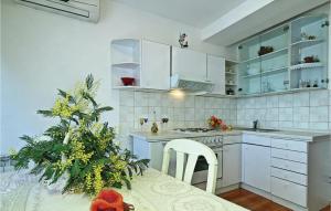ครัวหรือมุมครัวของ Stunning Apartment In Tar-vabriga With 2 Bedrooms And Wifi