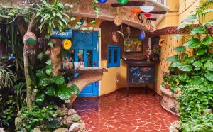 Zahrada ubytování Maison Tulum