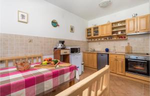 Kuchyň nebo kuchyňský kout v ubytování Three-Bedroom Holiday Home In Slunj