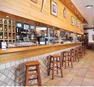 Lounge nebo bar v ubytování Hostal Lorentxo