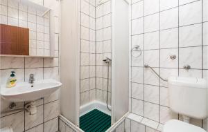Koupelna v ubytování Beautiful Apartment In Prizna With Wifi