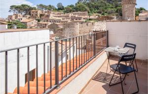 Balkón nebo terasa v ubytování Nice Apartment In Tossa De Mar, Girona
