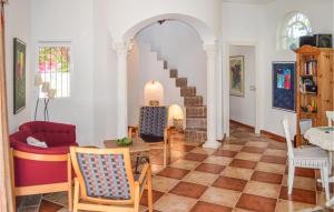 A seating area at Beautiful Home In Algarrobo With Wifi