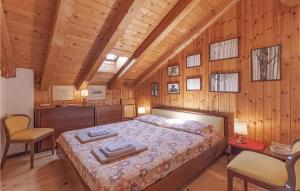 Katil atau katil-katil dalam bilik di Maison Grapein