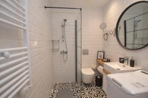 A bathroom at Chrysalis 2