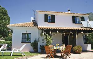 Bygningen som feriehuset ligger i