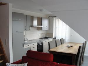 Kuchyň nebo kuchyňský kout v ubytování Tasteful apartment in Neuastenberg near ski area